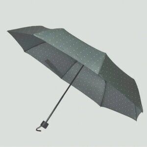 GIFTABLE! NWT Beau Nuage Green and white polka dot compact mini umbrella